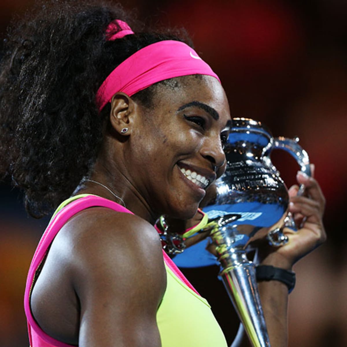 Serena Williams bounces into action ahead of the Australian Open