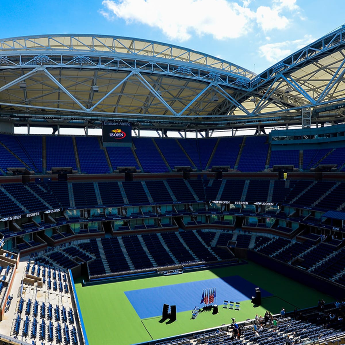 New retractable roof ready for start of US Open