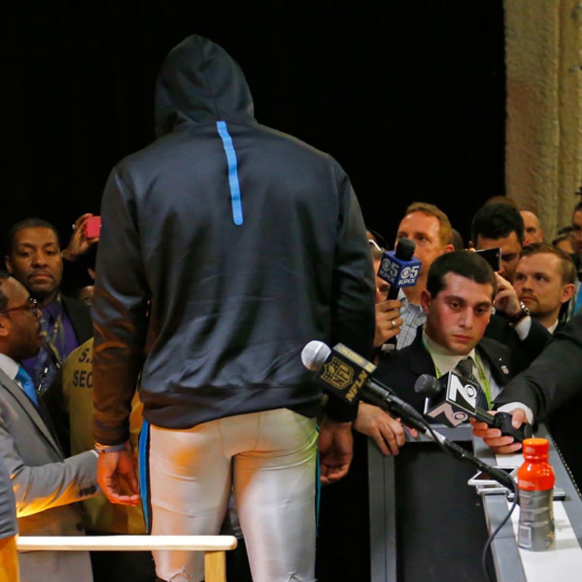 Cam Newton Walks Out of Press Conference After Loss to Saints (Video)