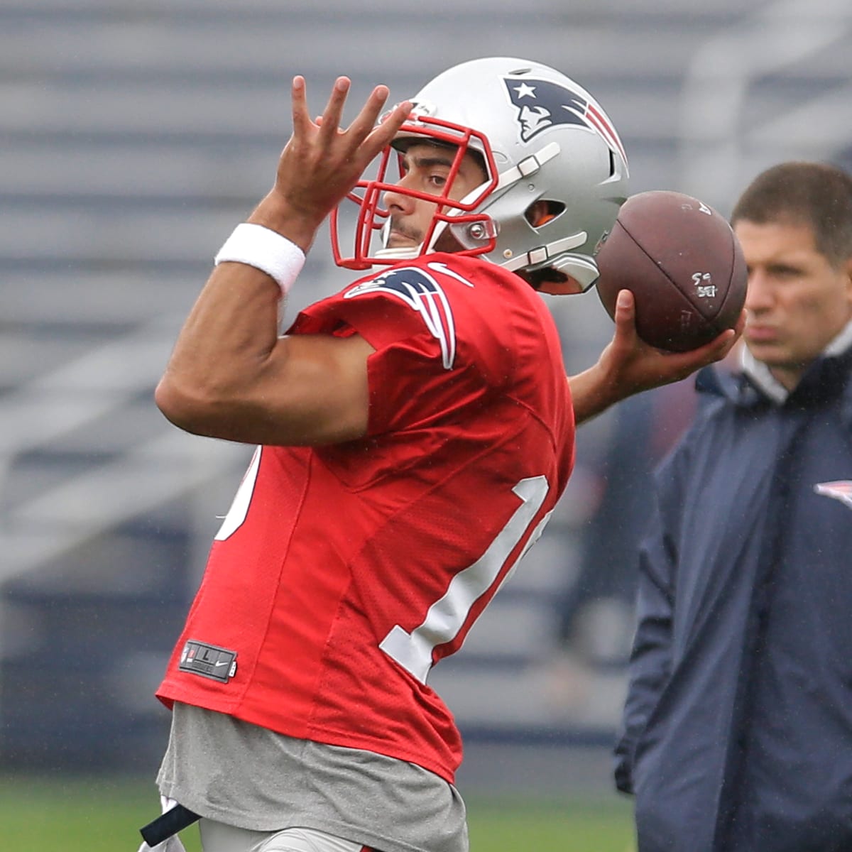 Jimmy Garoppolo Eases Some Concerns in Raiders' Joint Practice With Rams -  Sports Illustrated