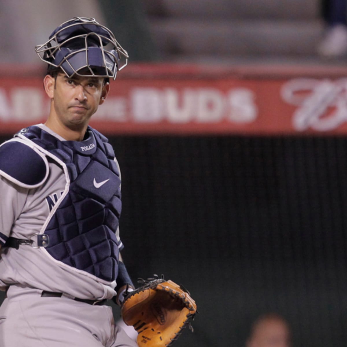 Jorge Posada to play first base for Yankees  if weather permits