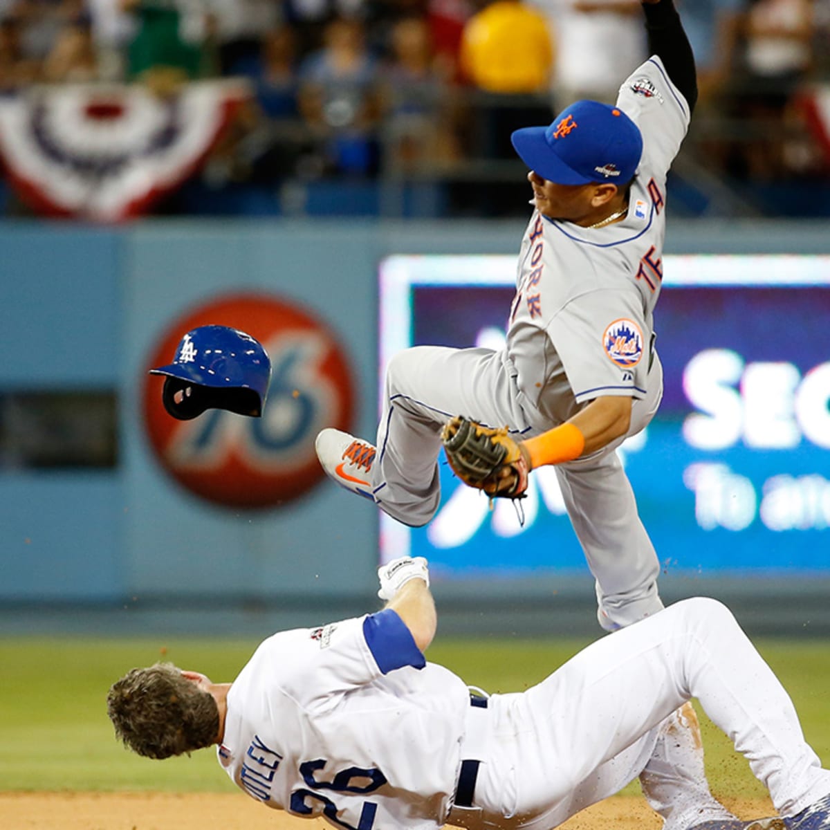 Video: Chase Utley takes out Ruben Tejada with a slide - NBC Sports