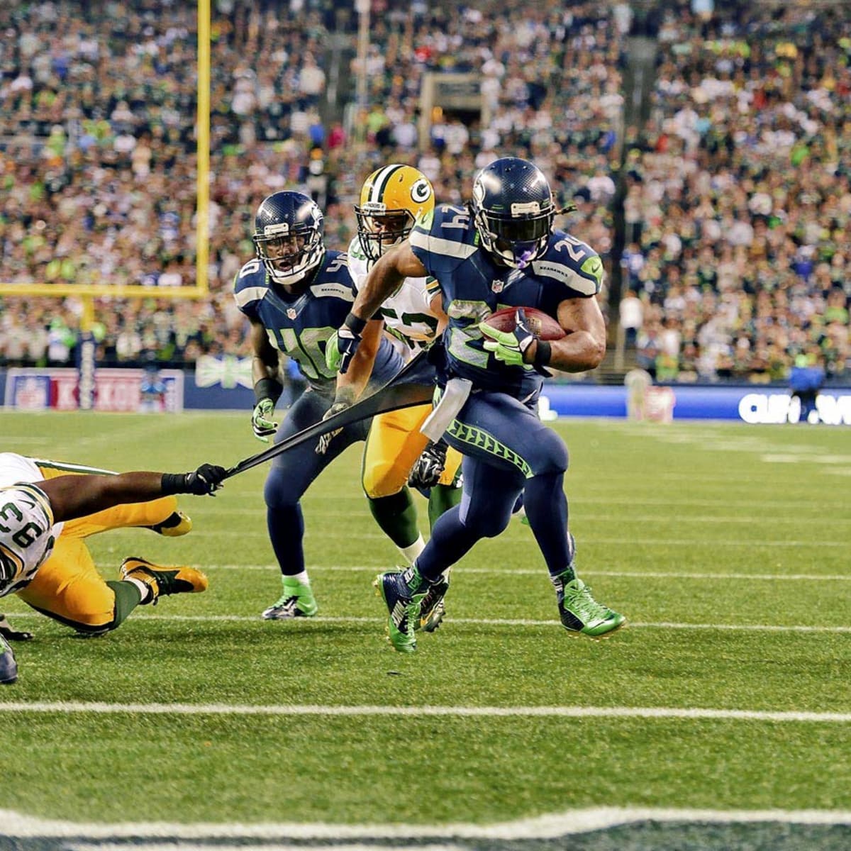 2014 Super Bowl score: Marshawn Lynch scores 1st touchdown