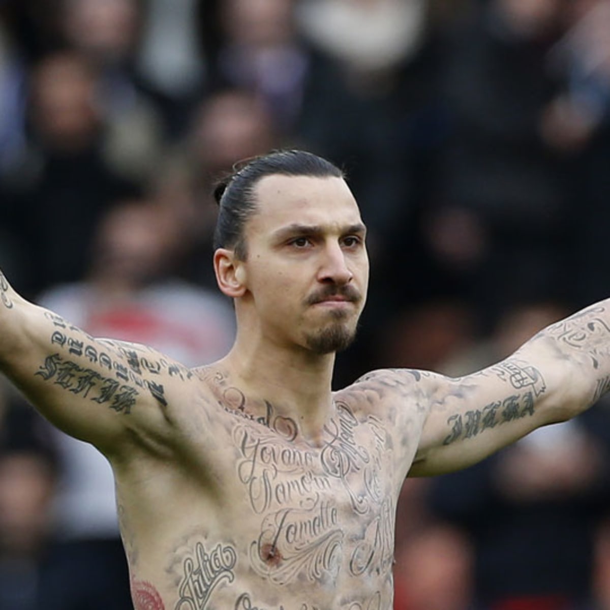 Zlatan Ibrahimović Makes a Powerful Statement with Tattoos Against Hunger –  SOCCER CONNECTS