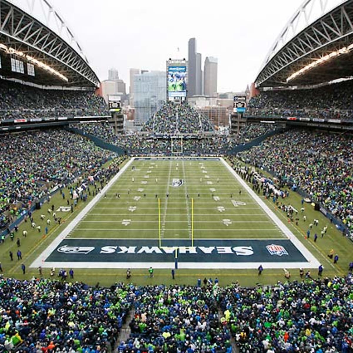 Seattle's CenturyLink Field, home of the Seahawks and Sounders, to