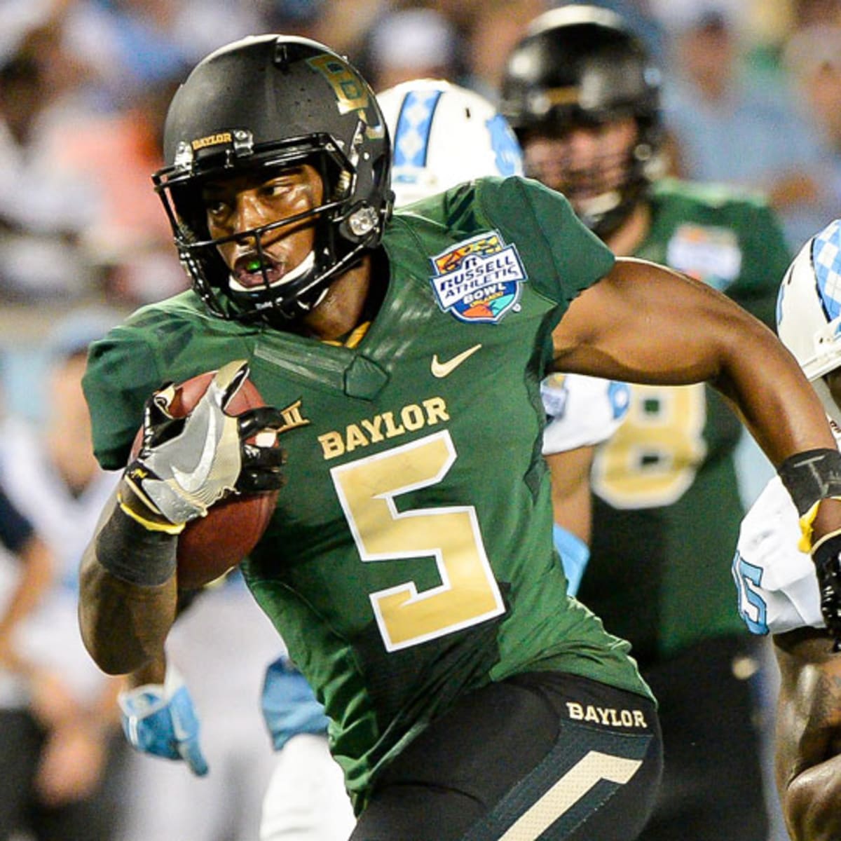 Baylor breaks bowl rushing record in win over UNC