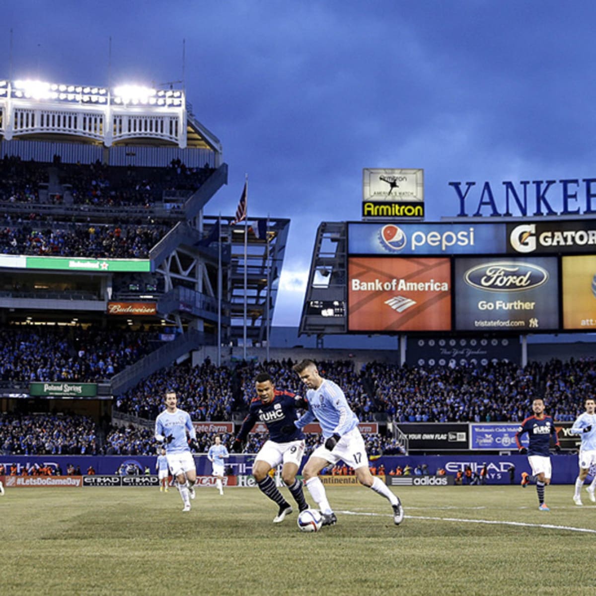 Soccer at Yankee Stadium