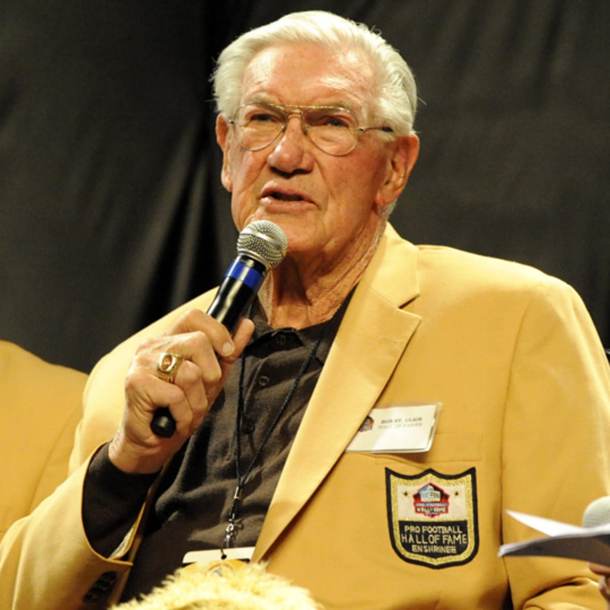 Bob St. Clair Plaque, Played all of his football (Polytechn…