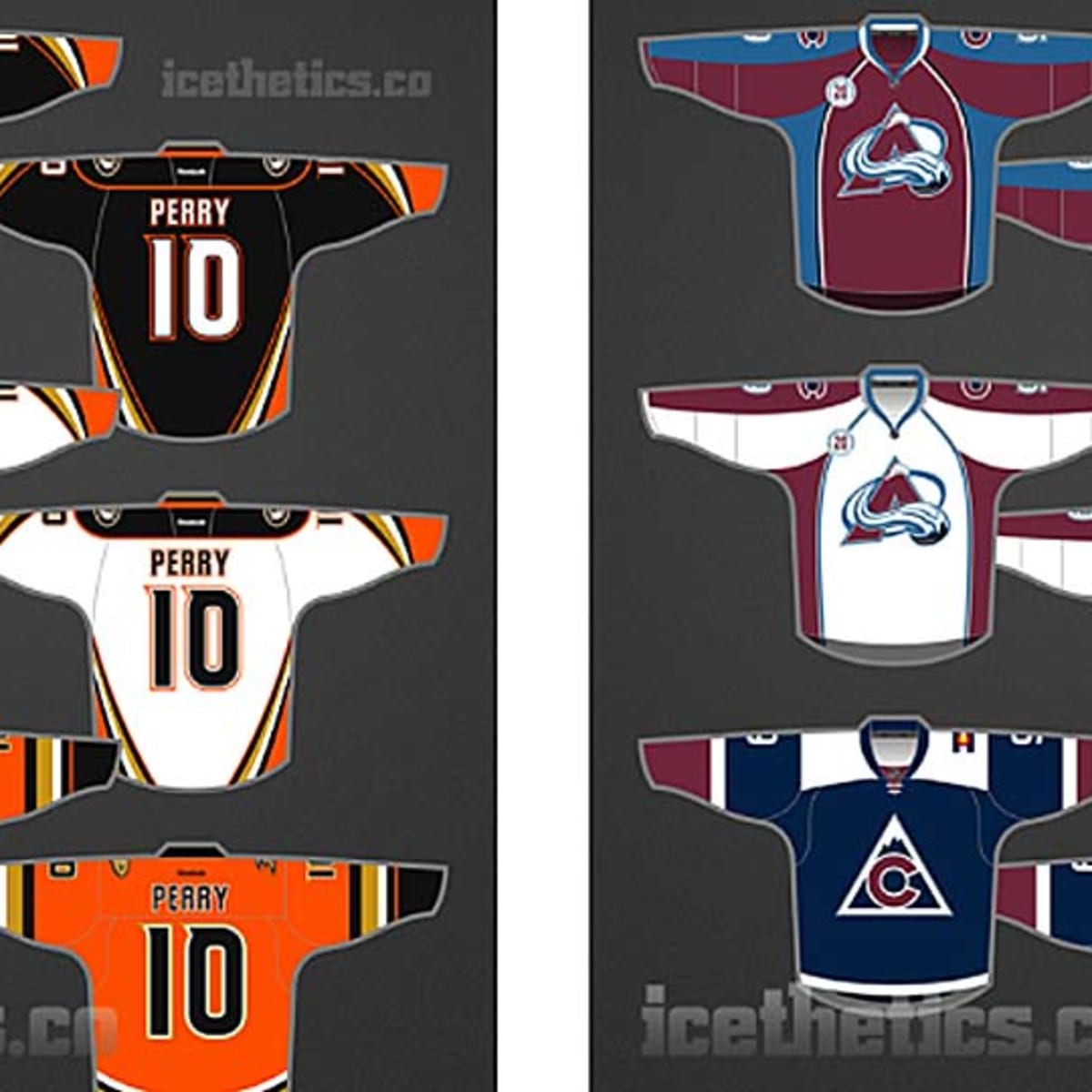 Worst to First: Colorado Avalanche Jerseys