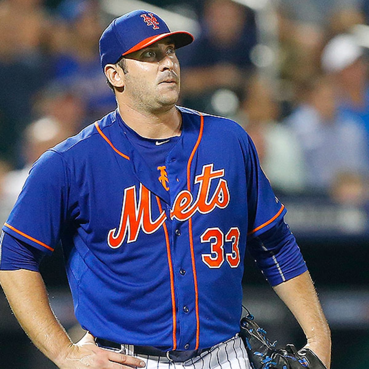 New York Mets rough up Baltimore Orioles pitcher Matt Harvey in