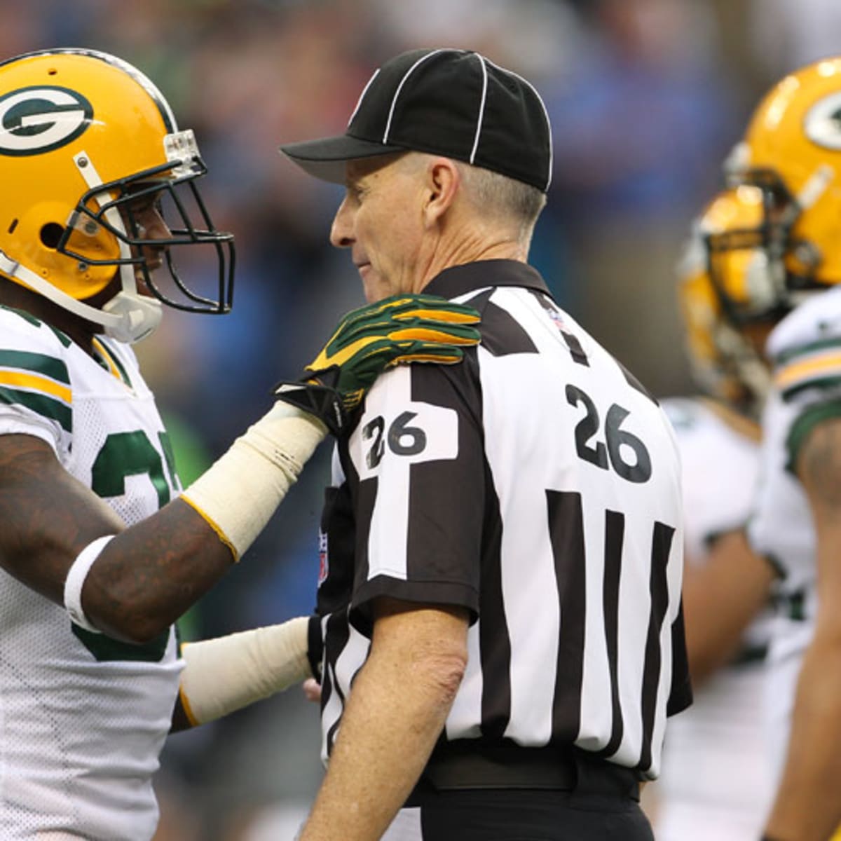 Replacement referee Lance Easley stands by touchdown call: 'I