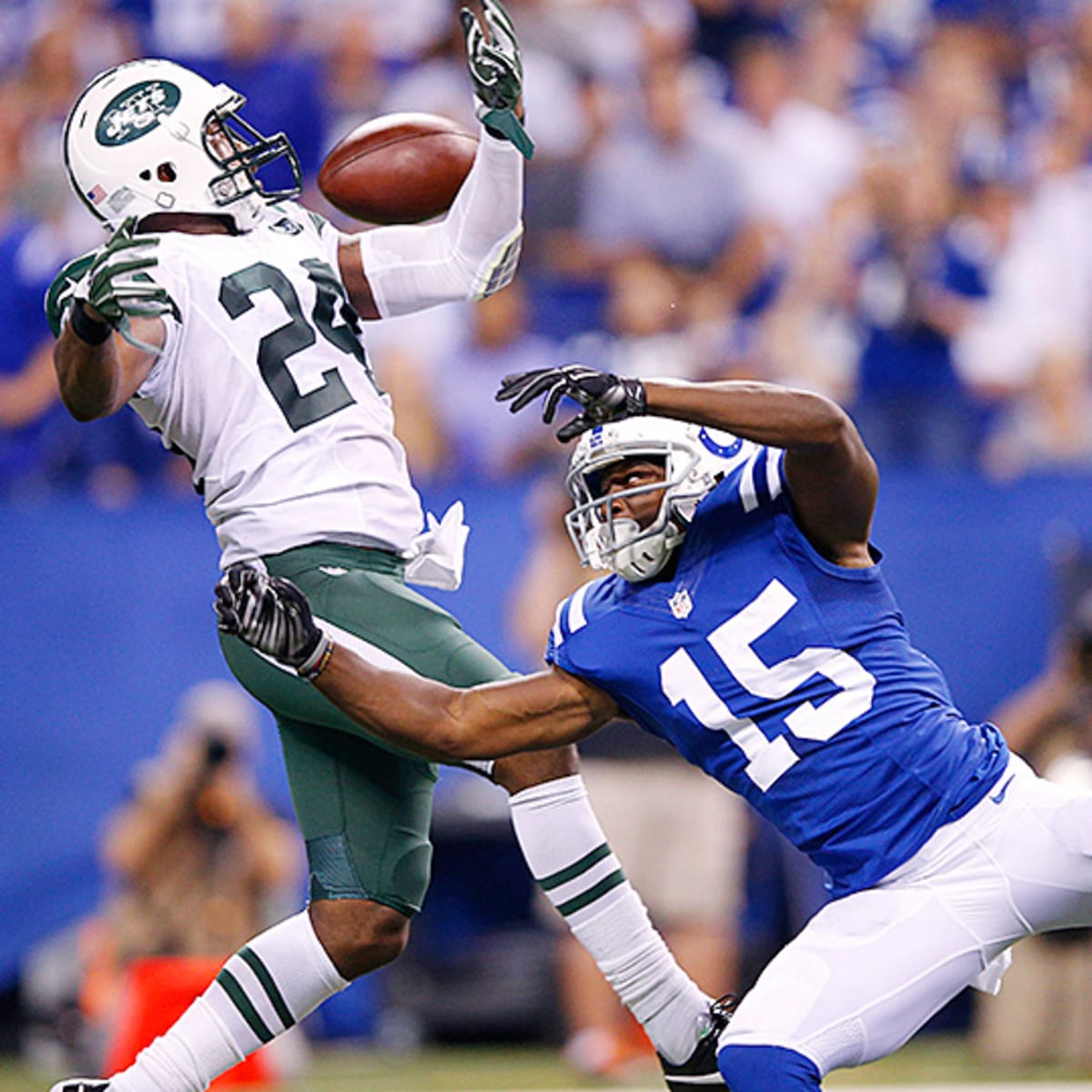 Darrelle Revis, Jets manhandle Luck, Colts to keep Indy reeling