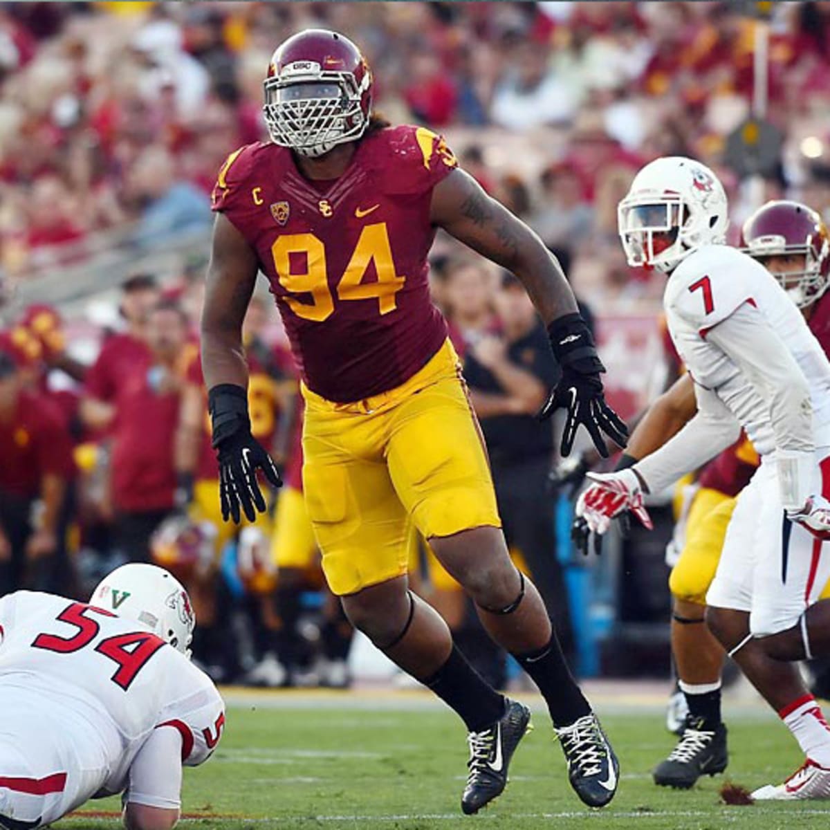 Jets' first-round pick in NFL draft, Leonard Williams of USC, has