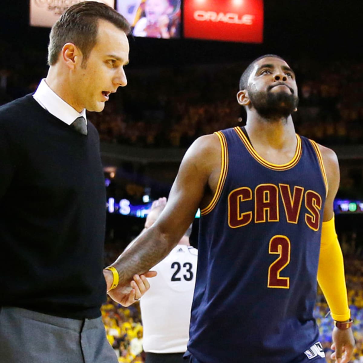 Cavs' Kyrie Irving out for NBA Finals after knee injury