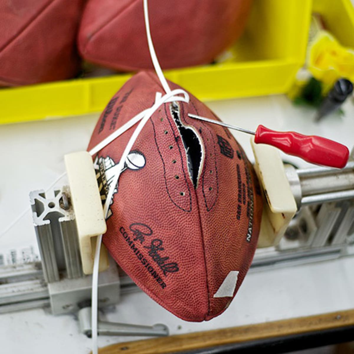 Philadelphia Eagles Stamped Authentic Wilson NFL Game Football