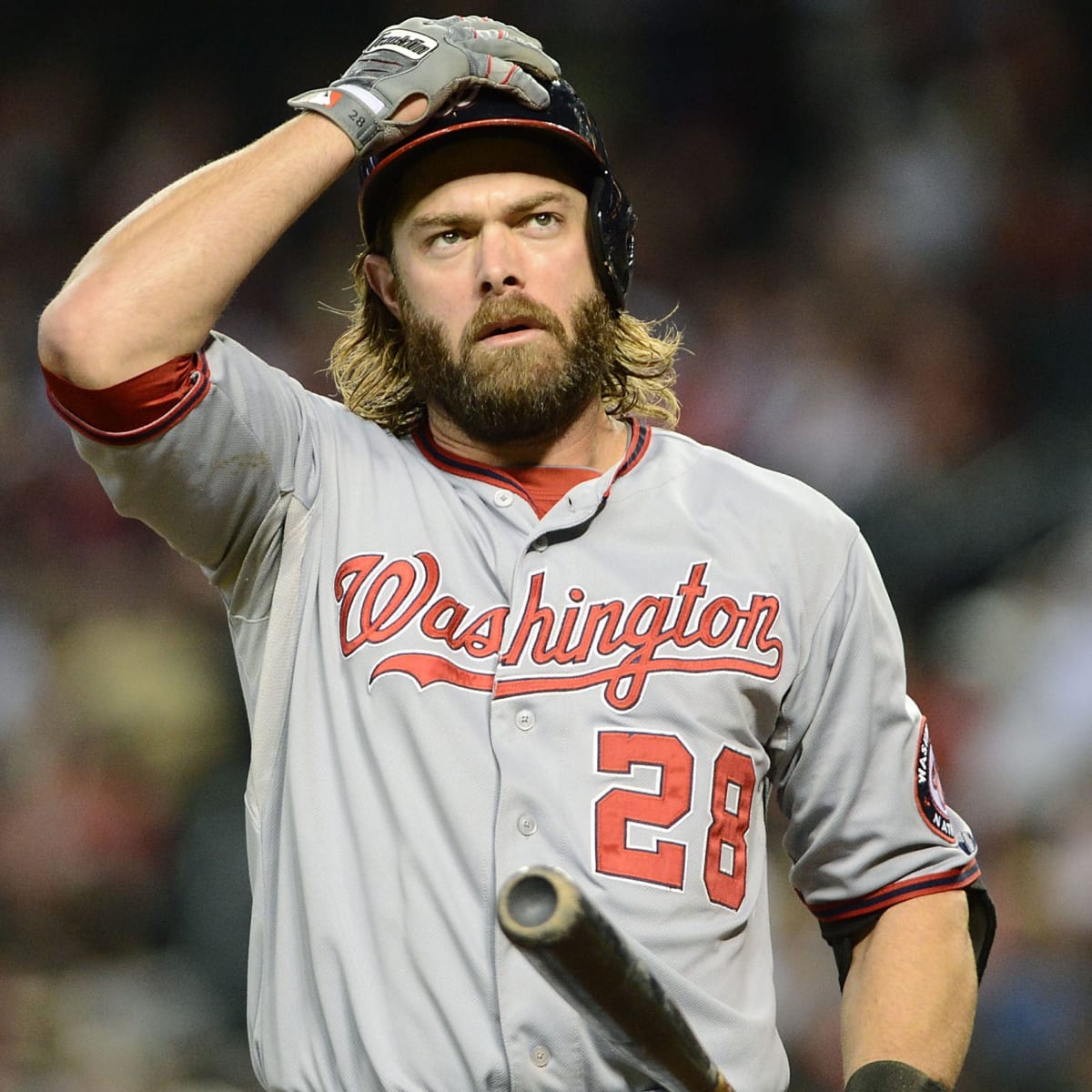 Philadelphia Phillies Jayson Werth (28) bat against the Toronto