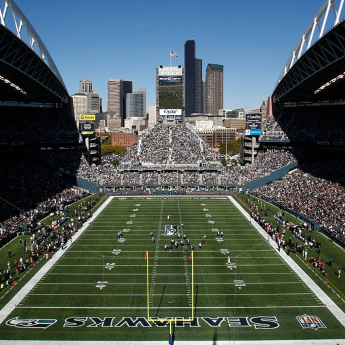 Saturday's Seahawks game was their wettest ever at CenturyLink