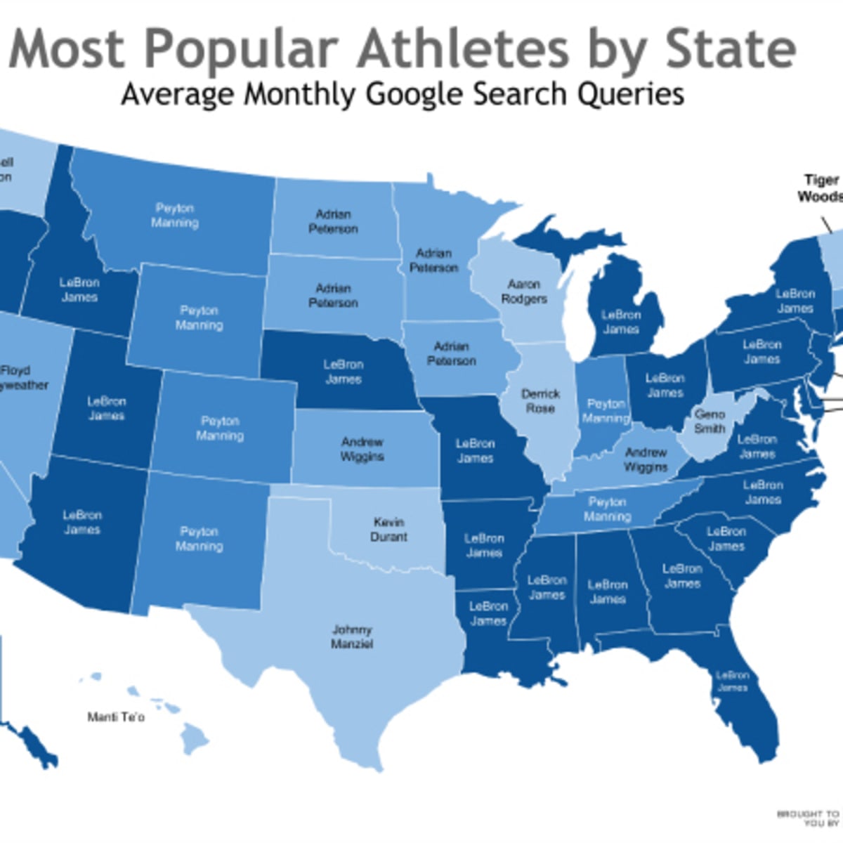 The States Producing the Most Athletes