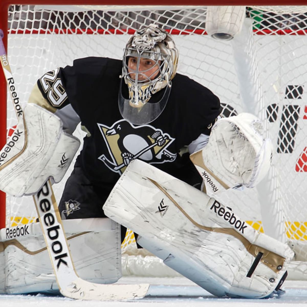 Reebok Marc-Andre Fleury Pittsburgh Penguins NHL Hockey Jersey