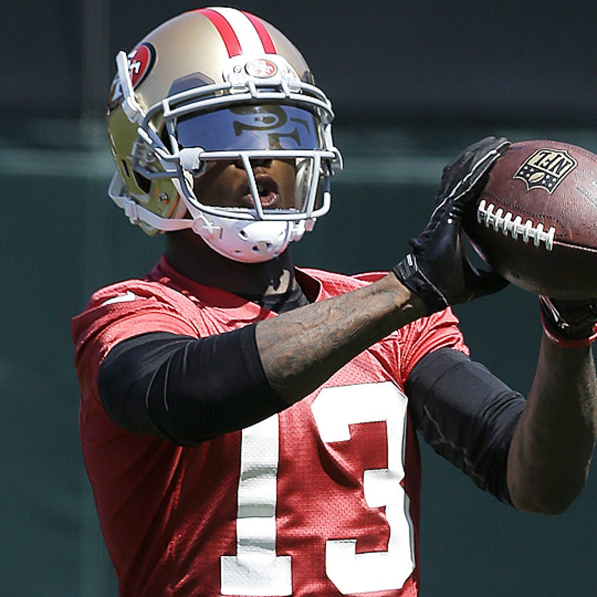 Buffalo Bills' Stevie Johnson during an NFL football training camp