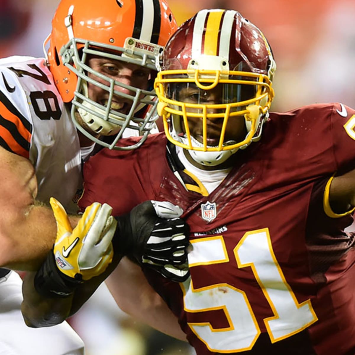 Washington Redskins sign LB Everette Brown, place Brian Orakpo on