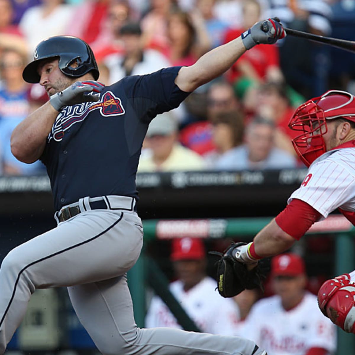 Atlanta Braves release second baseman Dan Uggla after horrid first half of  2014 - Sports Illustrated