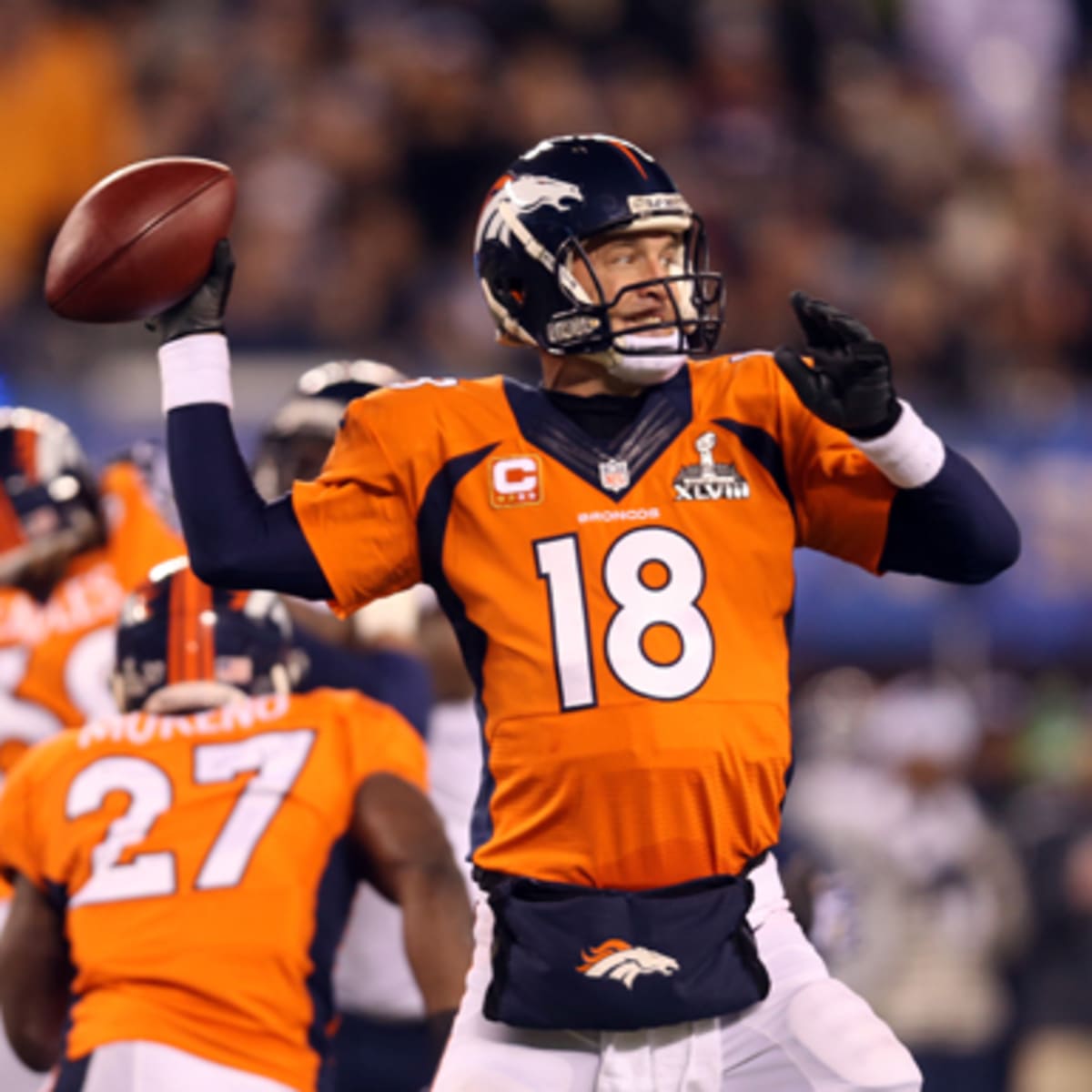 Denver Broncos: Peyton Manning borrowed jersey from fan for TD pass