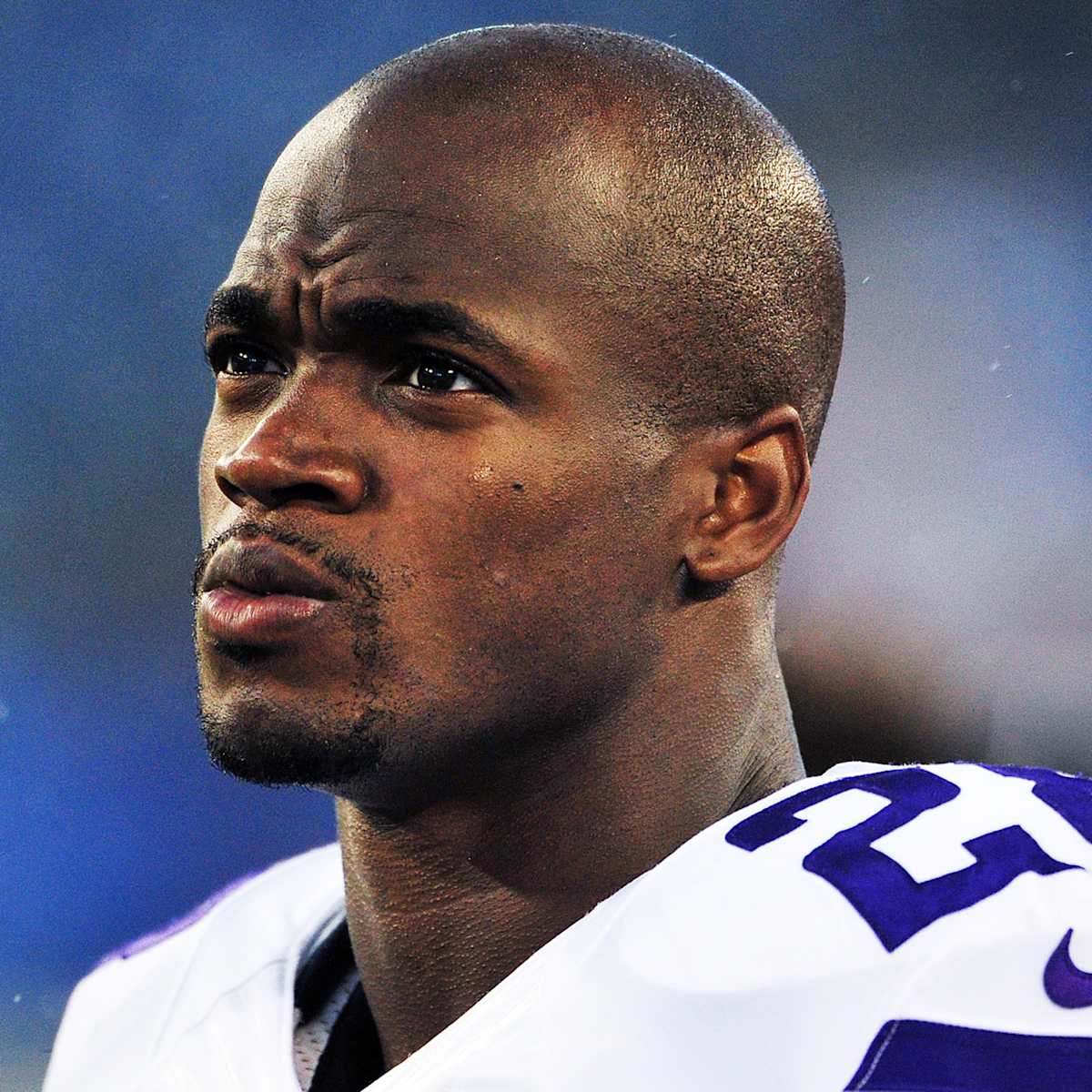 In this Aug. 16, 2014, photo, Minnesota Vikings running back Adrian  Peterson (28) warms up before a NFL preseason football game against the  Arizona Cardinals in Minneapolis.Millions of people using the top