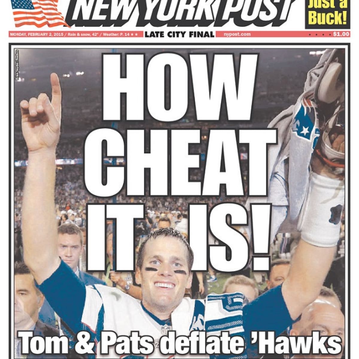 Super Bowl 2015: Boston newspapers celebrate New England Patriots' victory  - Sports Illustrated