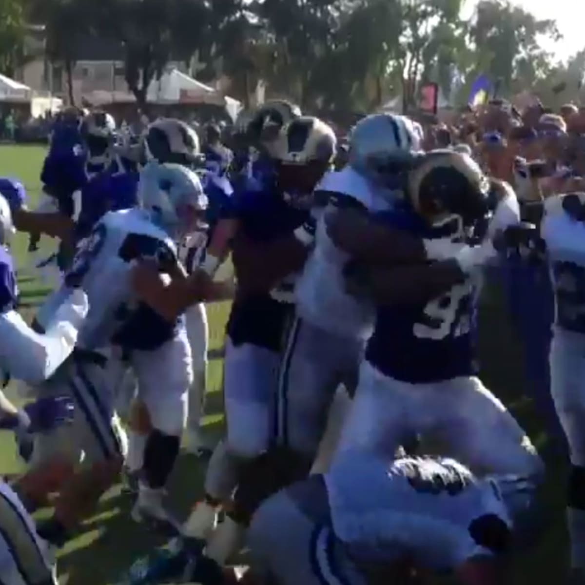 Several fights break out in ugly Buccaneers-Titans joint practice