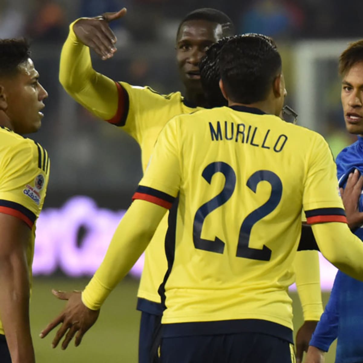 Neymar Gets Red Card After Loss To Colombia