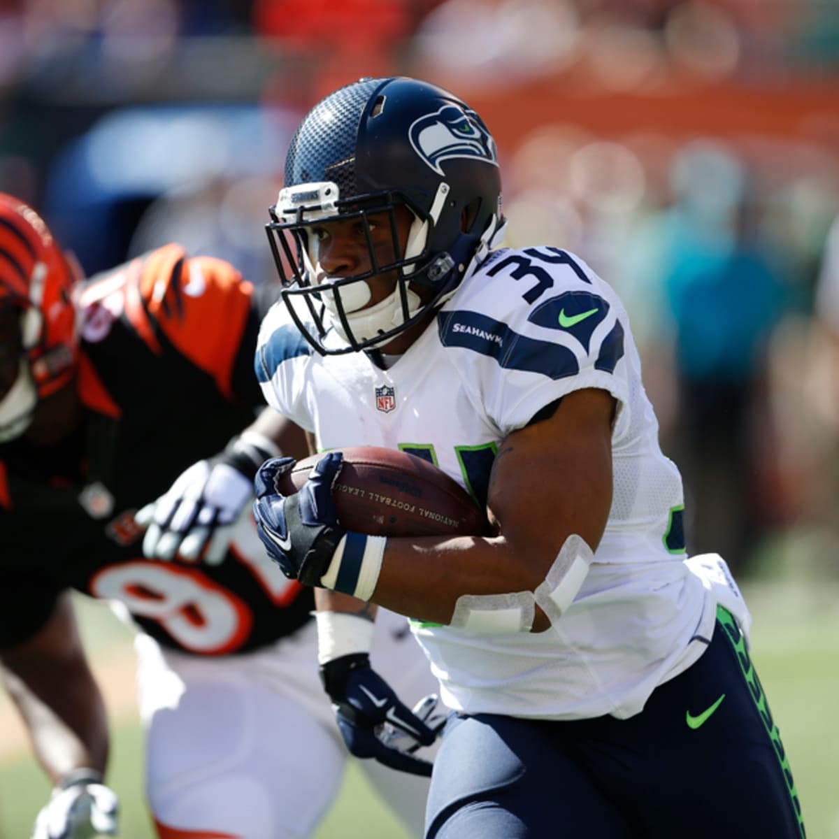 Thomas Rawls Touchdown Seattle Seahawks Running Back