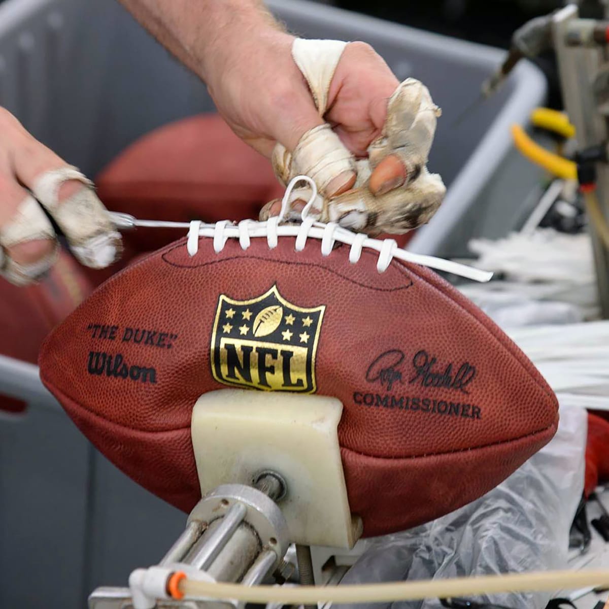 How NFL Footballs Are Made 