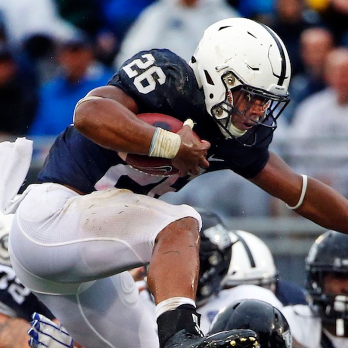 Men's Nike Saquon Barkley Navy Penn State Nittany Lions Alumni Player Game  Jersey