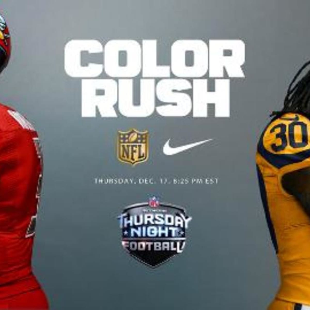 NFL reveals 'Color Rush' uniforms for 'Thursday Night Football