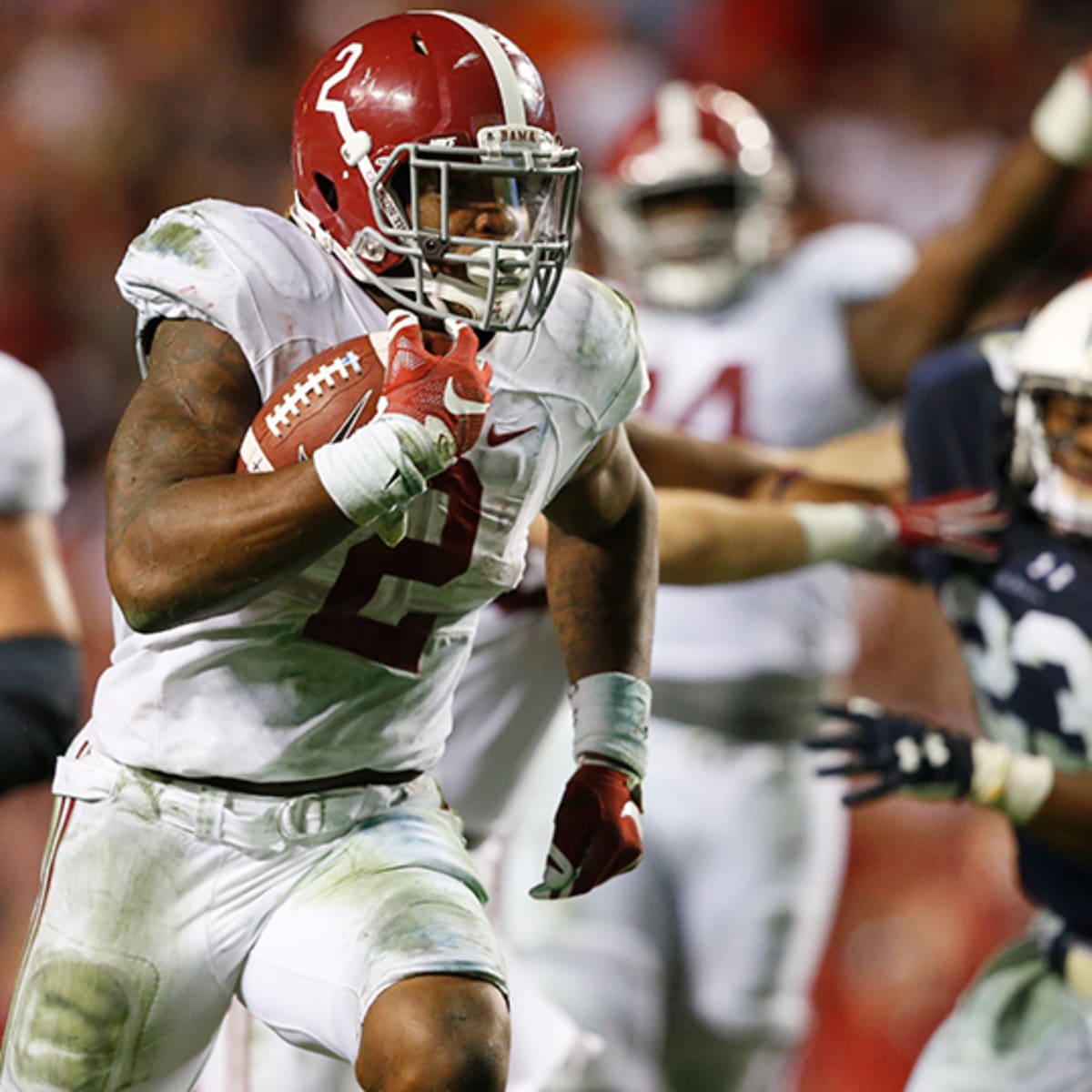 Alabama running back Trent Richardson (3) rushed for 109 yards and