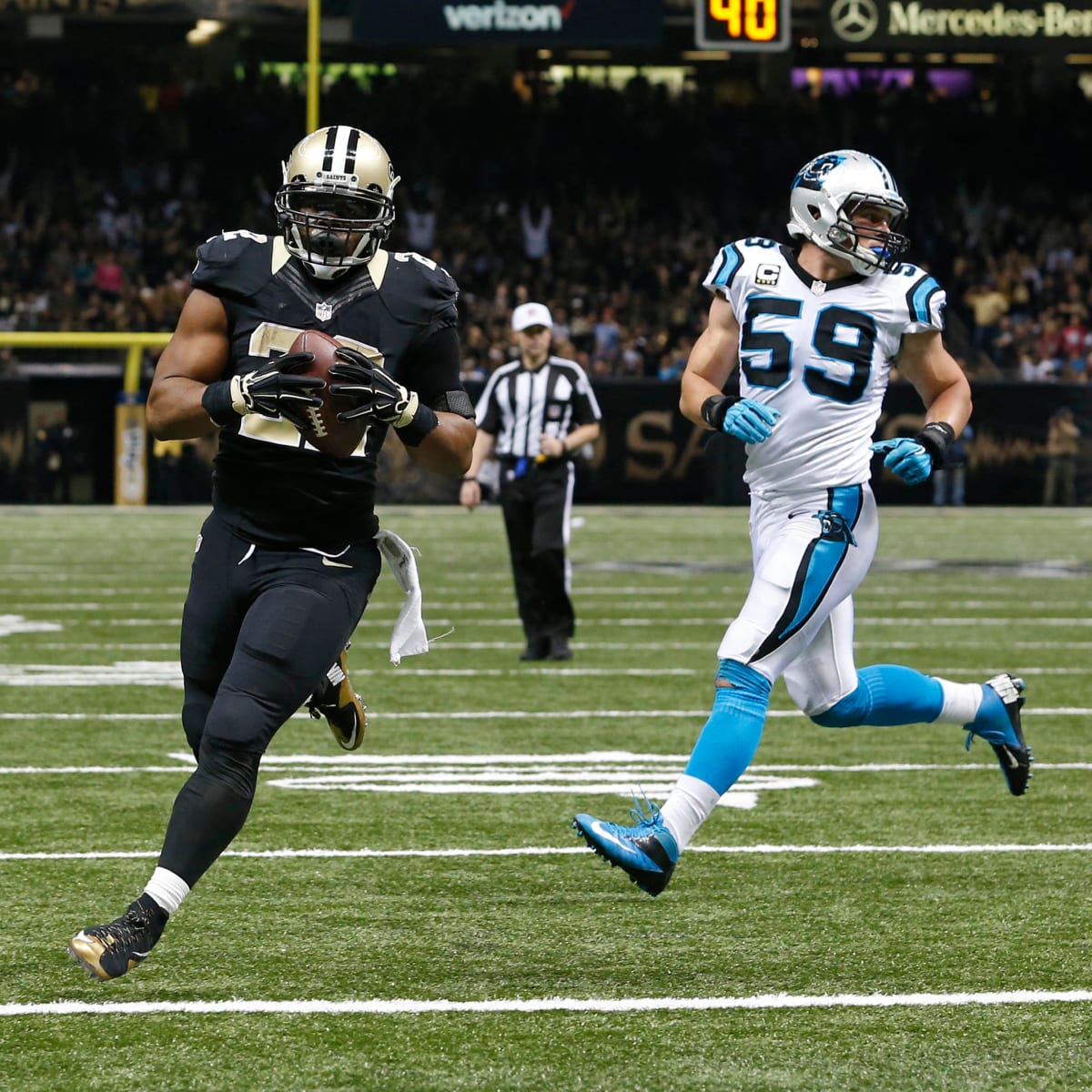 Drew Brees, Mark Ingram help New Orleans Saints stage comeback win