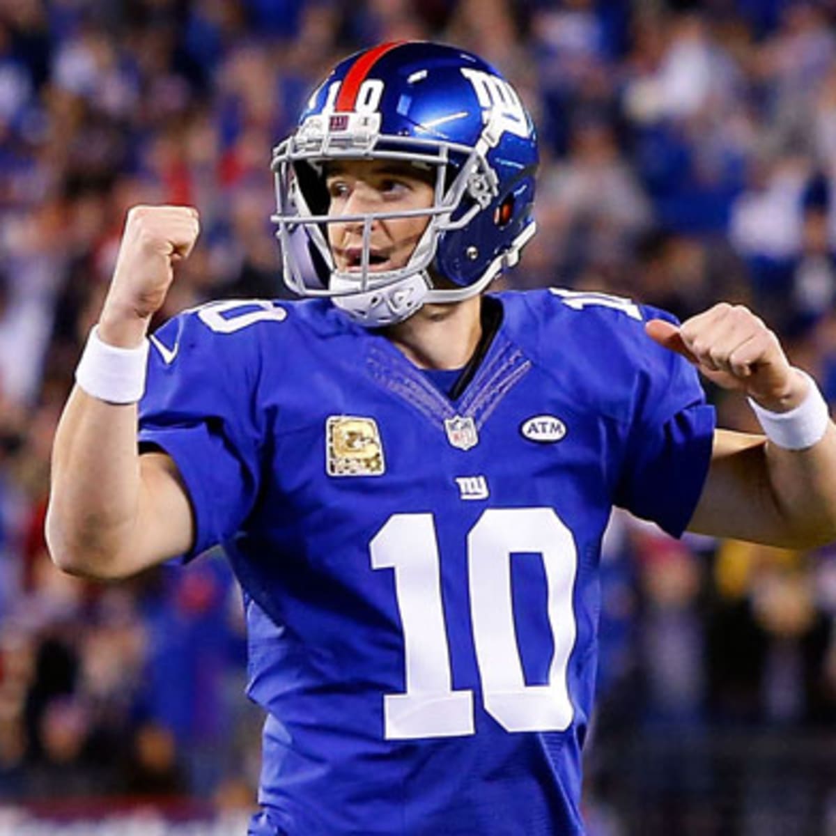 Eli Manning on X: Hockey jersey are way cooler than football
