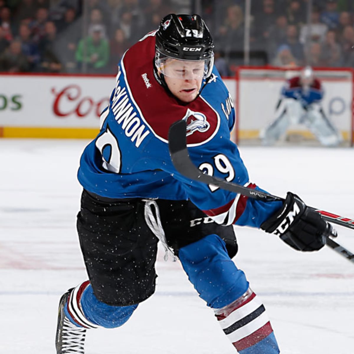 Nathan MacKinnon Colorado Avalanche Reebok Authentic Third Jersey (Blue)