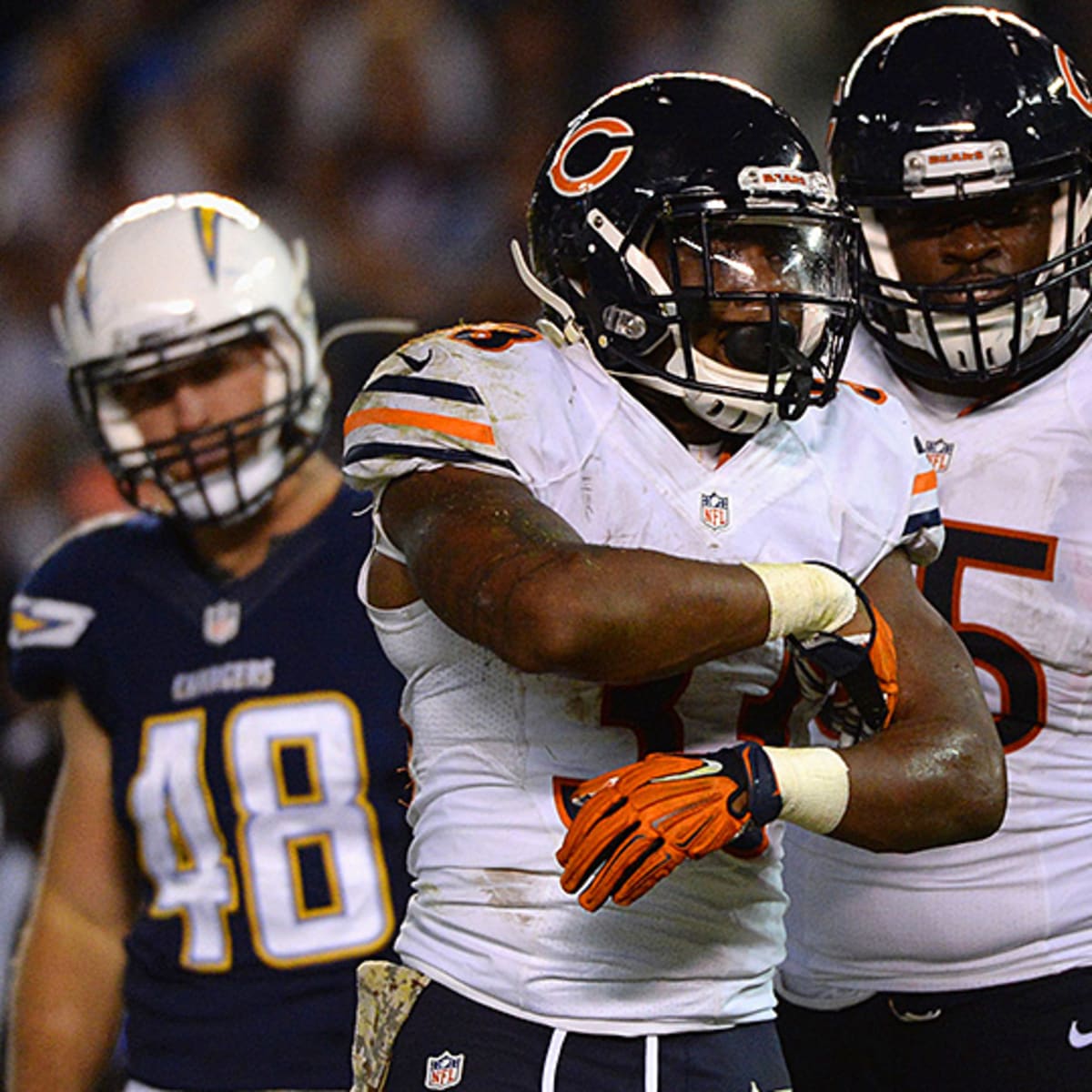 Chicago Bears rally to defeat San Diego Chargers on Monday Night Football,  22-19 