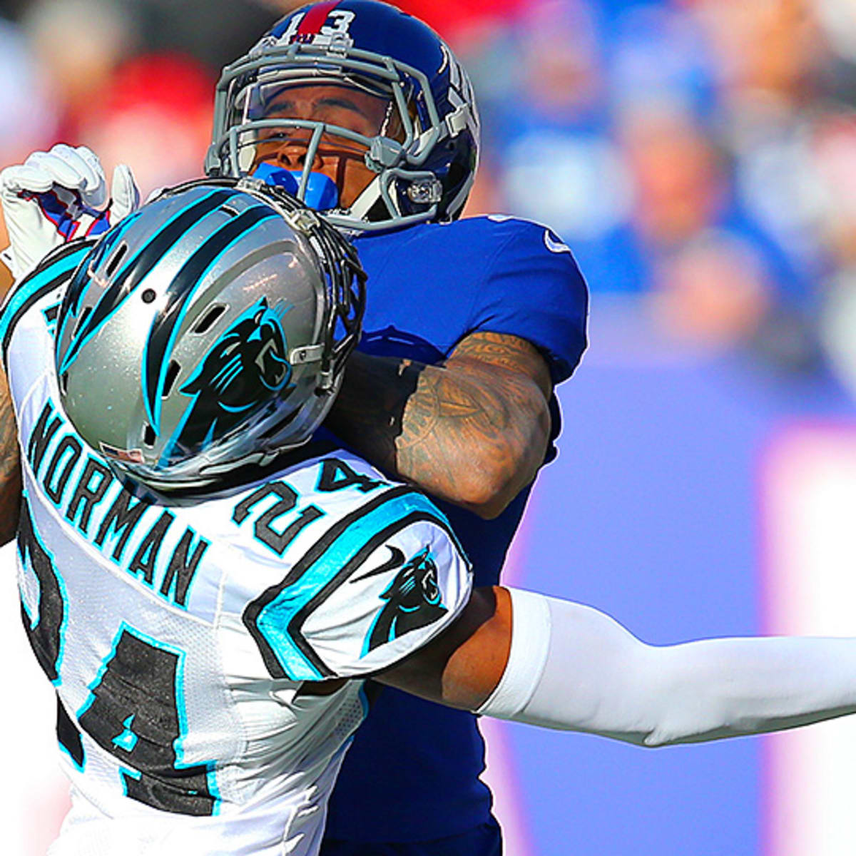 Odell Beckham Jr., Josh Norman put on reckless display in matchup