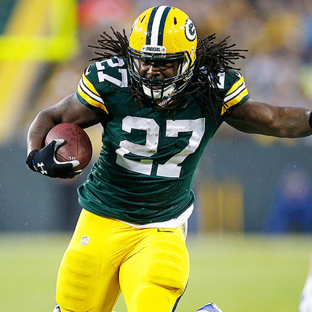Eddie Lacy on cover of Sports Illustrated's fantasy football issue 