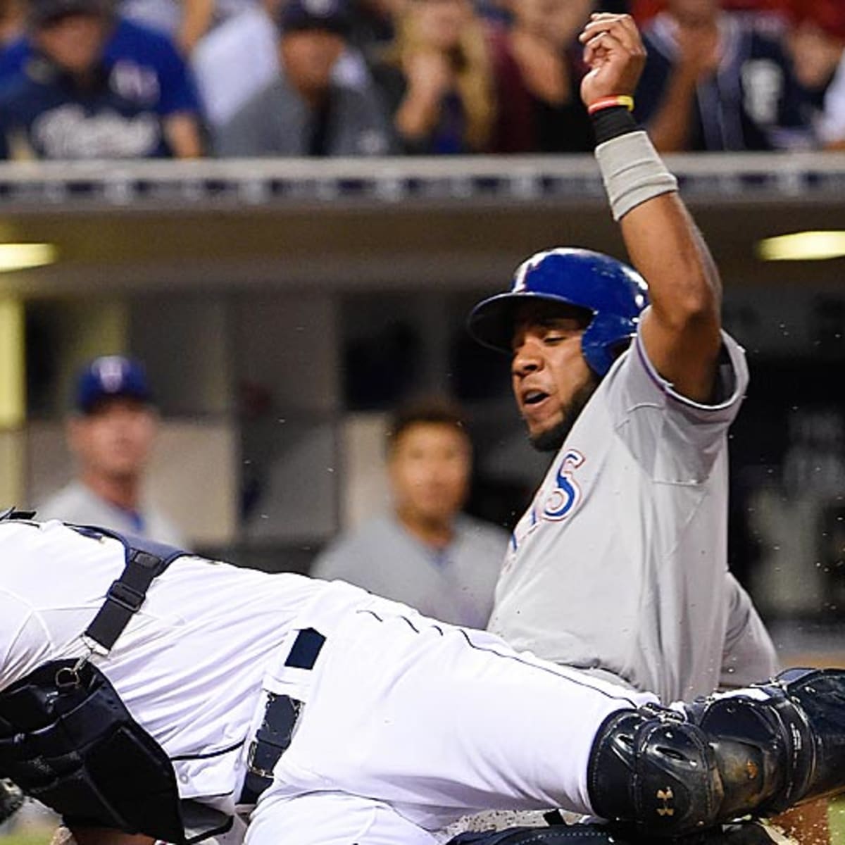 Video: Elvis Andrus steals home against Reds - NBC Sports