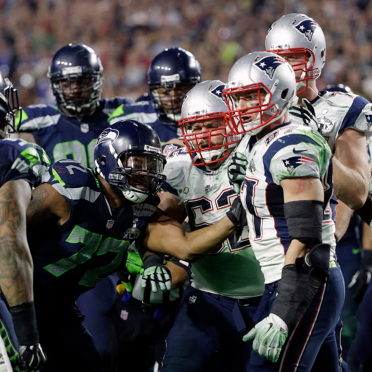 Seahawks, Patriots get into scuffle at end of Super Bowl – New York Daily  News