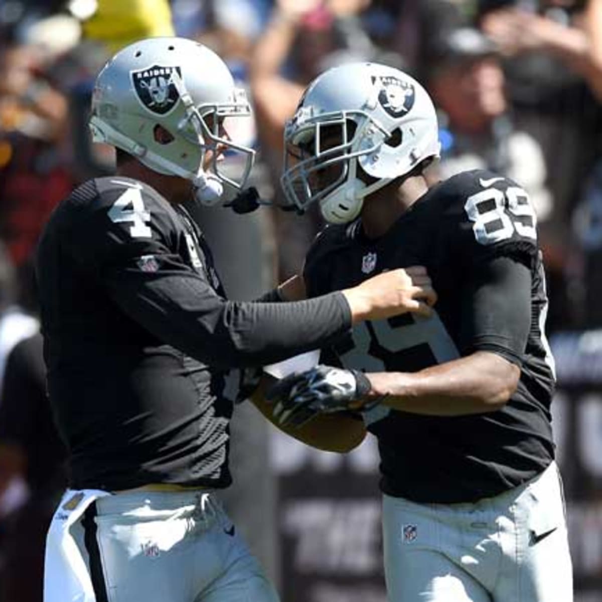 The Raiders' playoff foundation: Derek Carr, Amari Cooper and