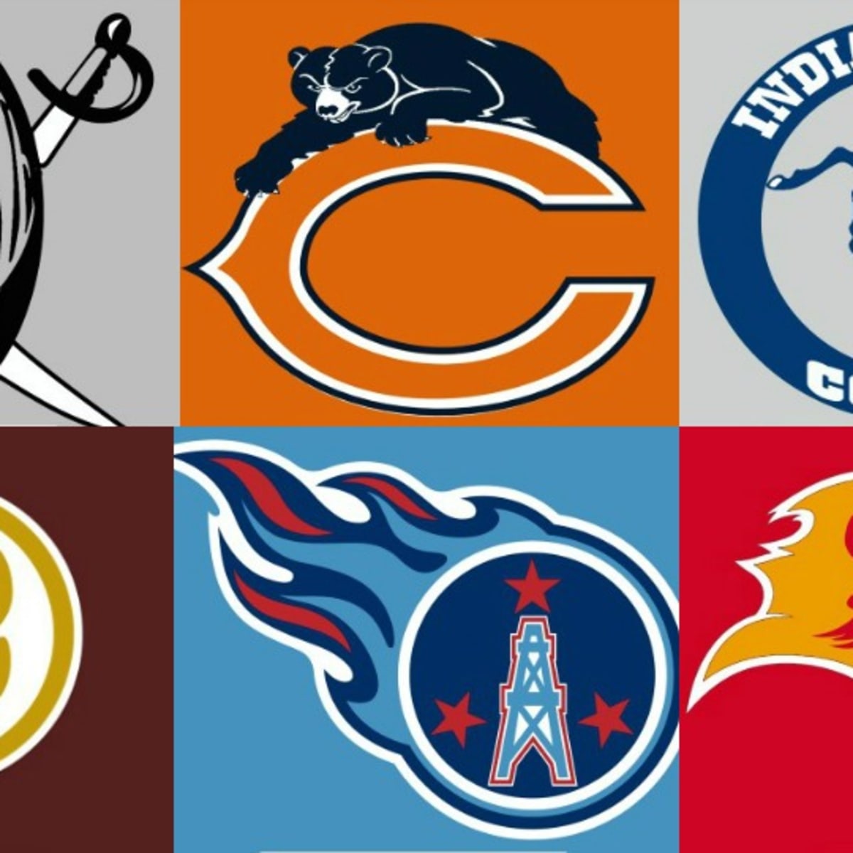 NFL Logo Mashup: Past Meets Present - Sports Illustrated