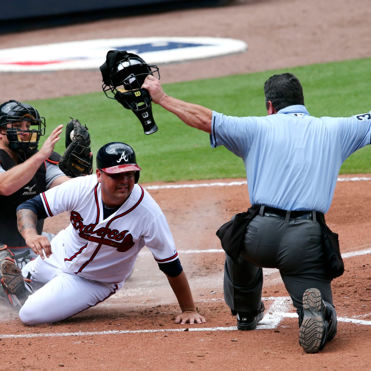 Martin Prado, Braves shake off celebration to beat Marlins