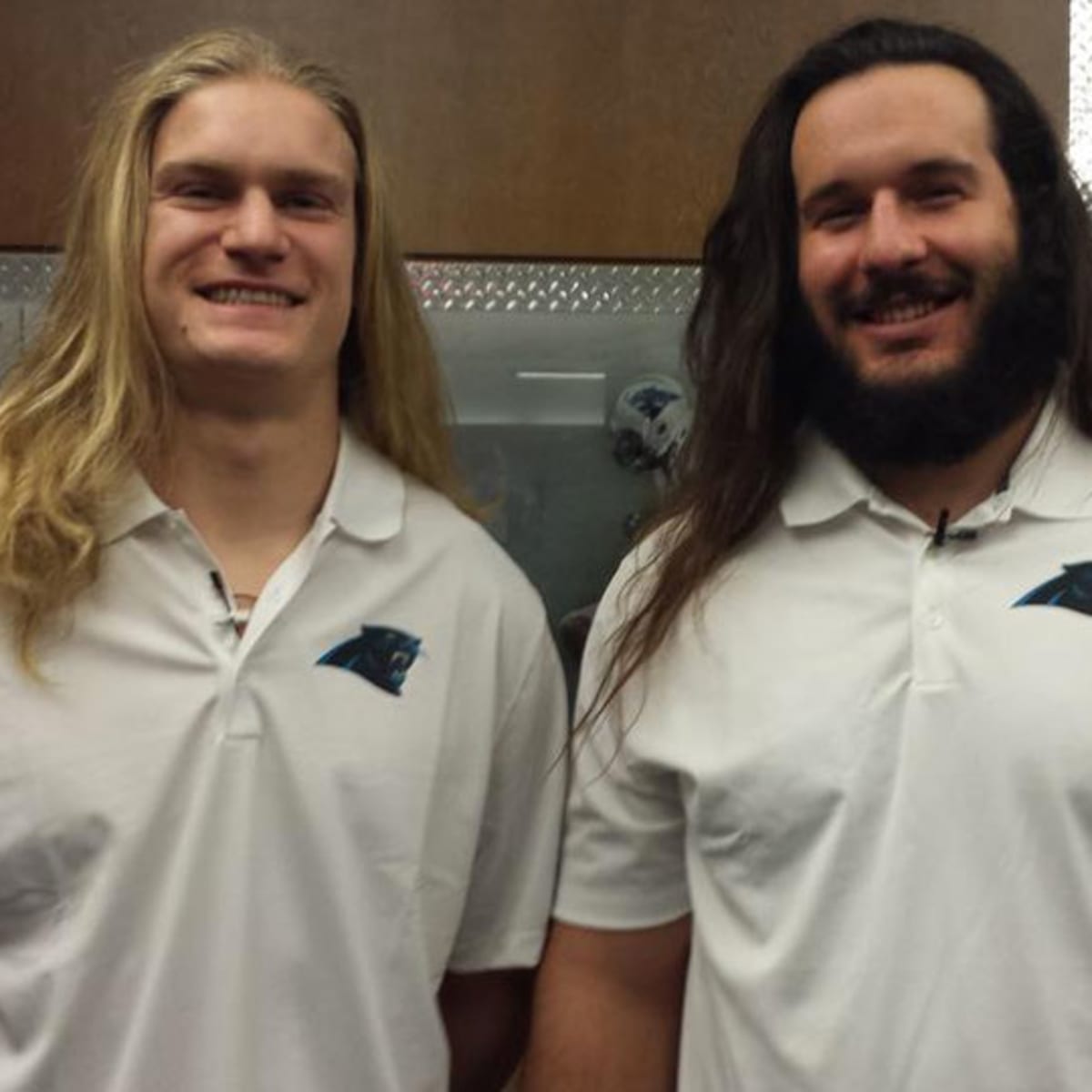 Carolina Panthers - Brian Folkerts & Brenton Bersin are cutting their  signature long hair and donating it to #WigsForKids tomorrow! Prior to the  haircut, both players will host a reddit AMA on