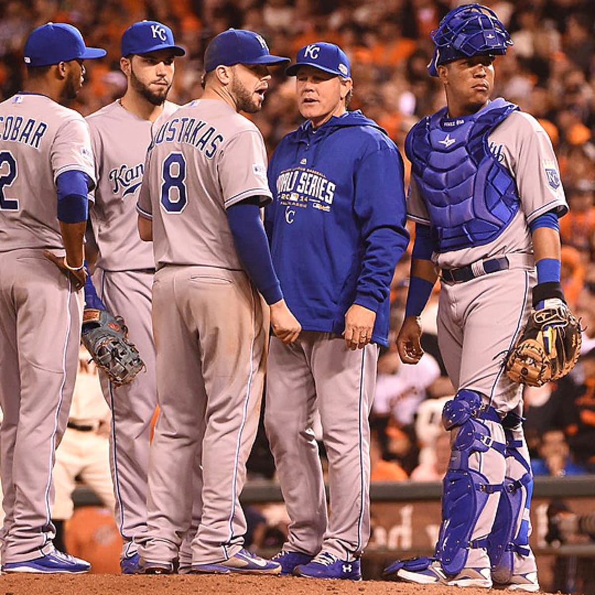 Game-Used Baseball: World Series Game 1 - Batter: Alcides Escobar