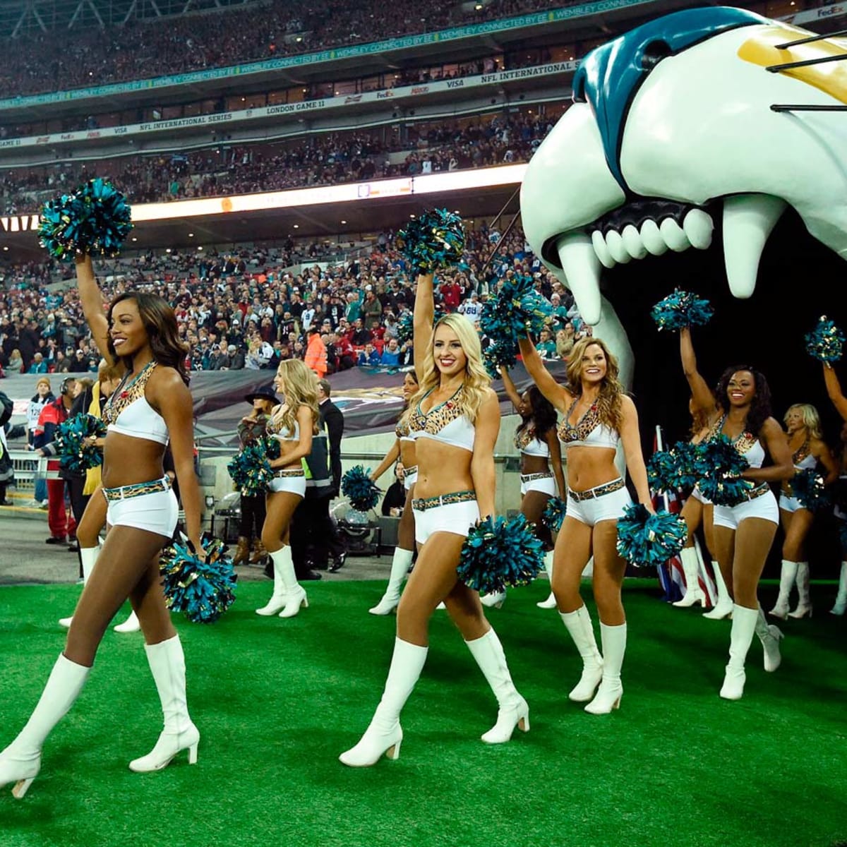 jacksonville jaguars cheerleader outfits